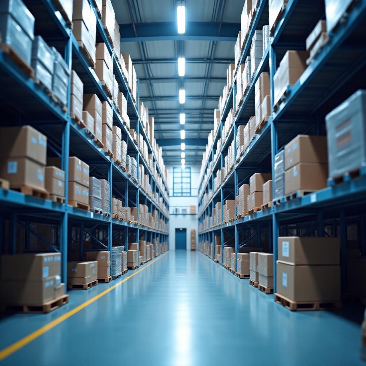 Modern logistics warehouse facility